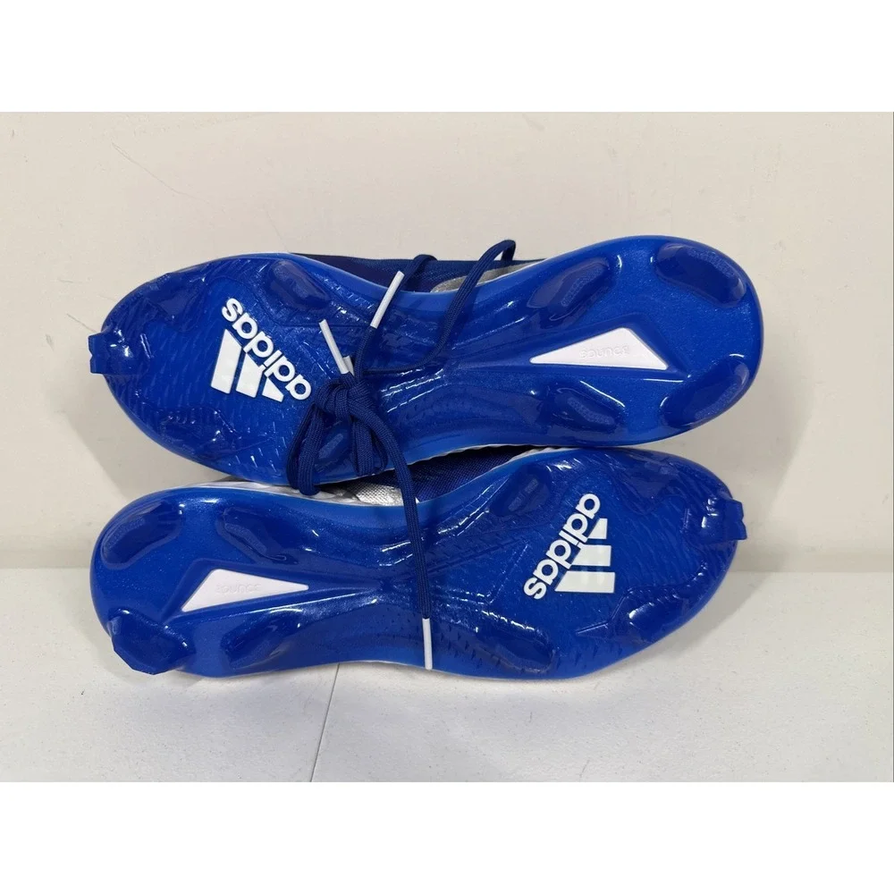 NEW Adidas Pure Hustle Womens 12 Blue Softball‎ Cleats FV9044 Glitter
